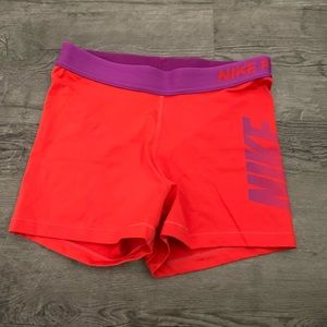 Nike Red and Purple Spandex